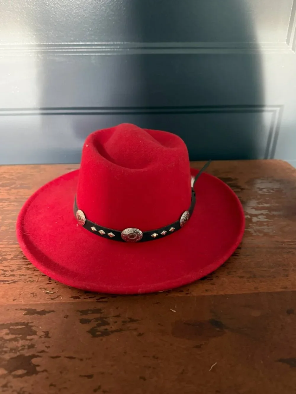 Vintage Golden Gate Red Wool Hat